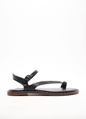 Tongs matière lisse talon plat jusqu'à 3cm noir PALLADIUM femme