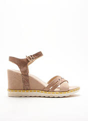 Sandales/Nu pieds beige KHRIO pour femme seconde vue