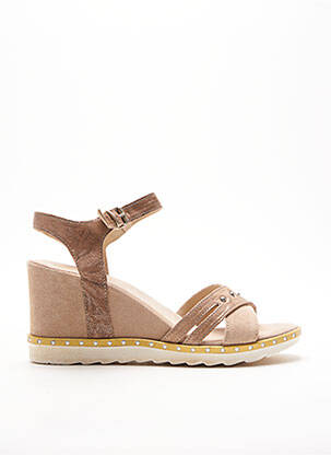 Sandales/Nu pieds beige KHRIO pour femme
