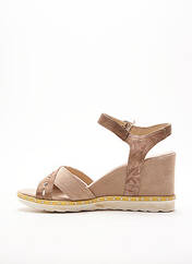 Sandales/Nu pieds beige KHRIO pour femme seconde vue