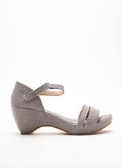 Sandales/Nu pieds gris KHRIO pour femme seconde vue