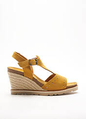 Sandales/Nu pieds jaune COCO ET ABRICOT pour femme seconde vue