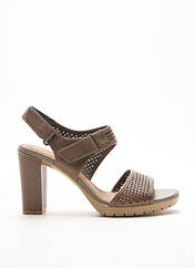 Sandales/Nu pieds marron CLARKS pour femme seconde vue
