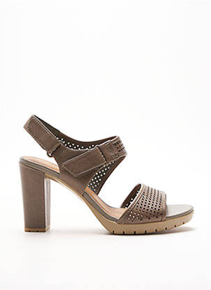 Sandales/Nu pieds marron CLARKS pour femme