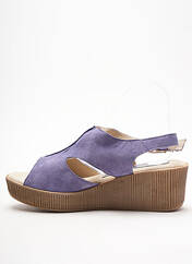 Sandales/Nu pieds violet BRODEQUINS pour femme seconde vue