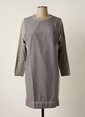 Robe courte gris LOUISE OROP pour femme seconde vue