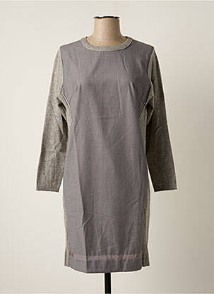 Robe courte gris LOUISE OROP pour femme
