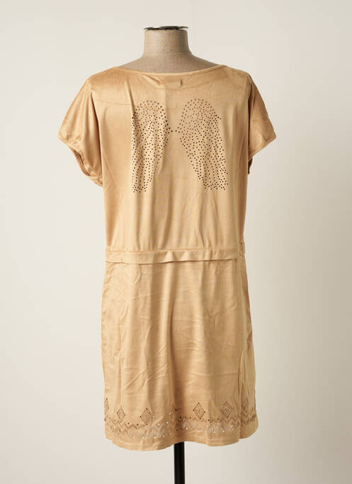 Robe courte beige SOLANGE pour femme