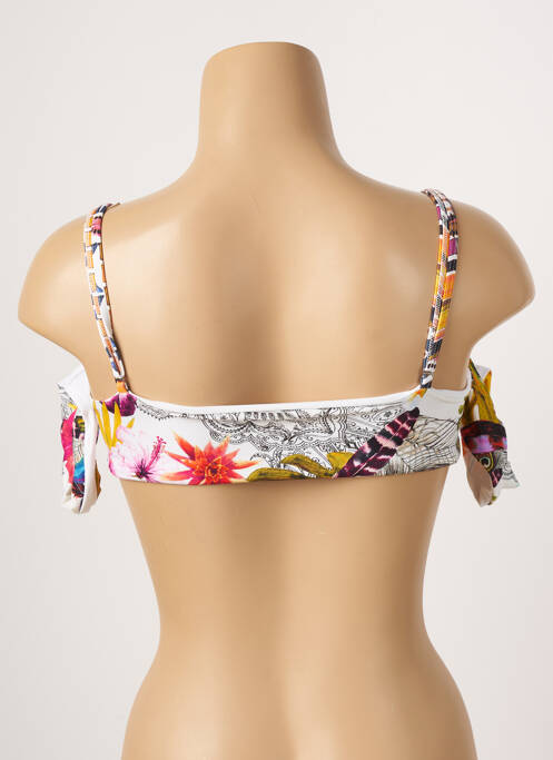 Haut de maillot de bain blanc LPB pour femme