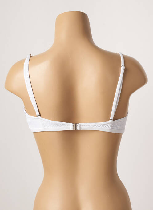 Haut de maillot de bain blanc LPB pour femme
