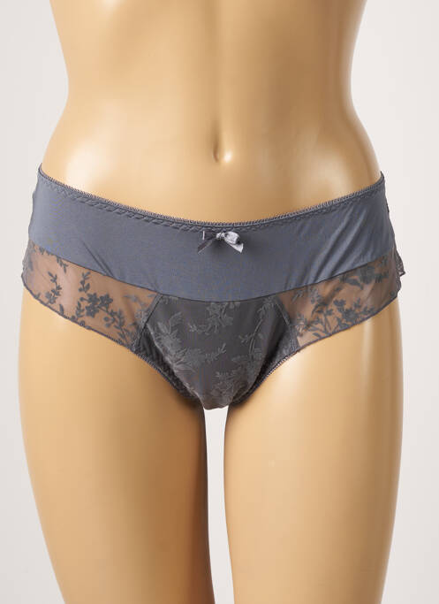 Tanga gris KONRAD pour femme