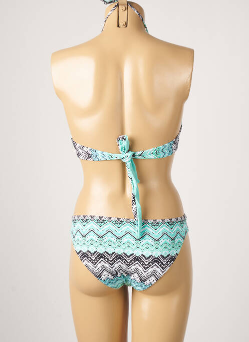 Maillot de bain 2 pièces bleu LPB pour femme