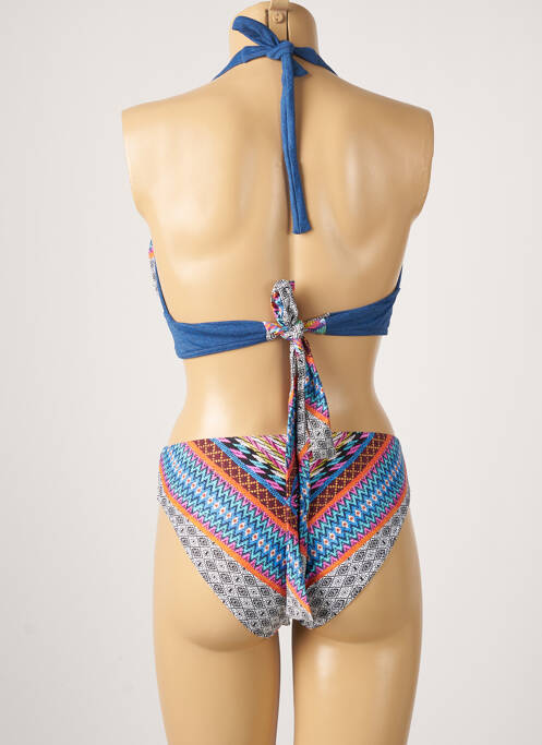 Maillot de bain 2 pièces bleu SUN PLAYA pour femme