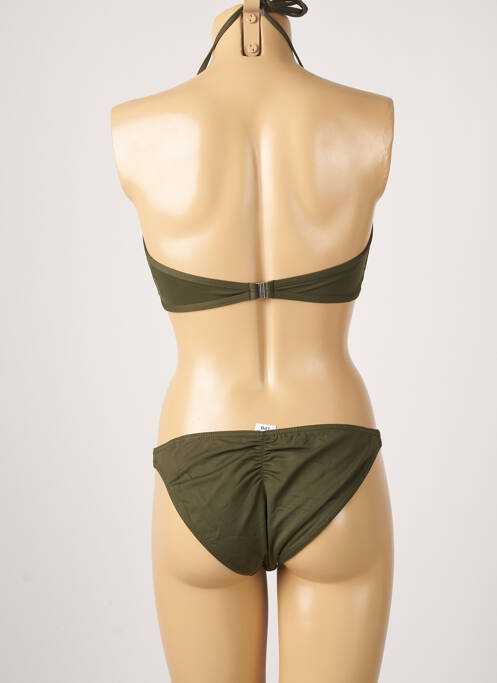 Maillot de bain 2 pièces vert LPB pour femme