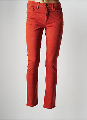 Pantalon slim tissage popeline taille haute orange LEE COOPER femme