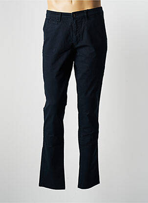Pantalon chino stretch taille normale bleu DELAHAYE homme