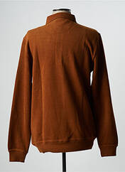 Sweat-shirt marron COFOX pour homme seconde vue