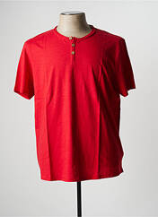 T-shirt rouge TIBET pour homme seconde vue