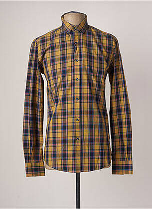 Chemise manches longues manches longues jaune DO REGO & NOVOA homme