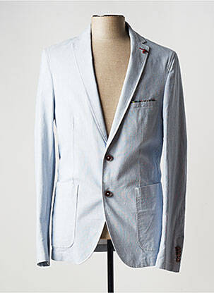 Veste chic coupe cintrée bleu SAINT HILAIRE homme