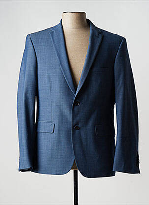 Veste chic coupe cintrée bleu SAINT HILAIRE homme