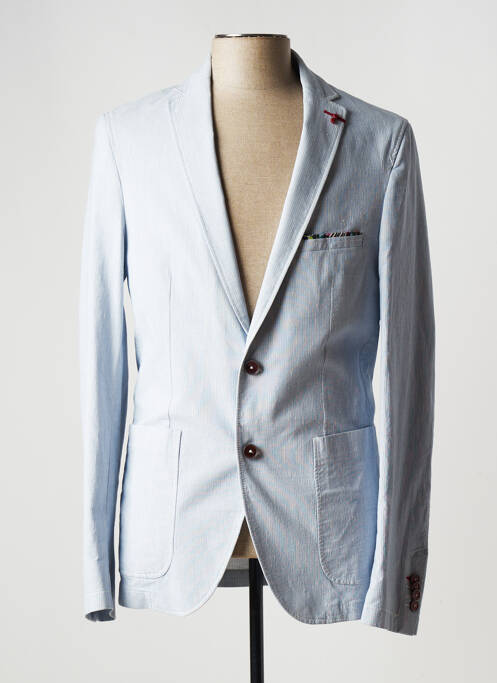 Veste chic coupe cintrée bleu SAINT HILAIRE homme