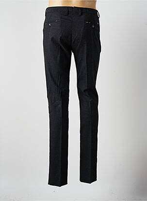Pantalon slim fermeture zippée sous rabat boutonné taille normale noir SAINT HILAIRE homme