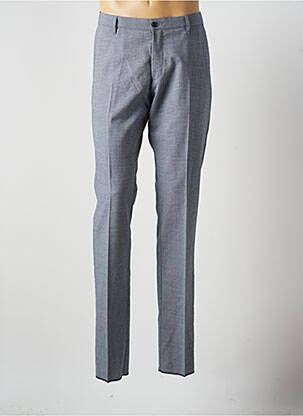Pantalon slim fermeture zippée sous rabat boutonné taille normale gris SAINT HILAIRE homme