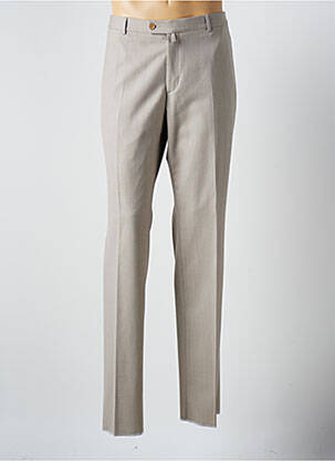 Pantalon slim beige SAINT HILAIRE pour homme