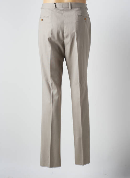 Pantalon slim beige SAINT HILAIRE pour homme
