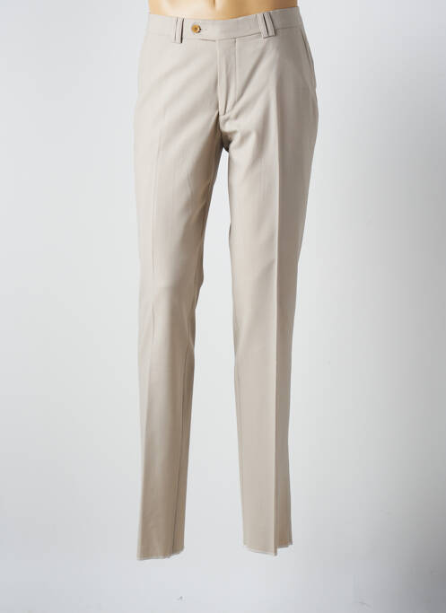 Pantalon slim beige SAINT HILAIRE pour homme