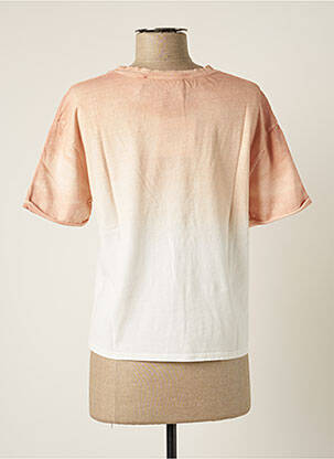 T-shirt coupe droite manches courtes orange TINSELS femme