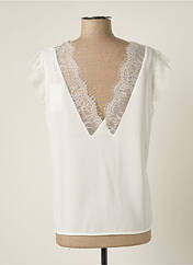 Blouse blanc LAURA LAVAL pour femme seconde vue