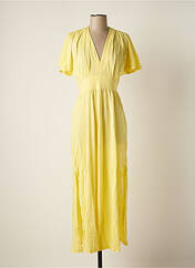 Robe longue jaune MAISON ANJE pour femme seconde vue