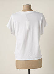 T-shirt blanc JANE BLUE pour femme seconde vue