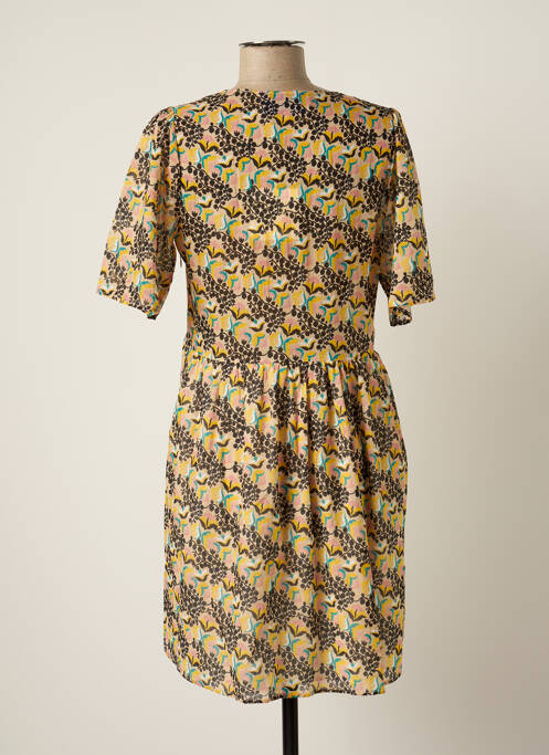 Robe courte jaune TINSELS pour femme