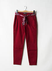 Pantalon chino rouge FREEMAN T.PORTER pour femme seconde vue