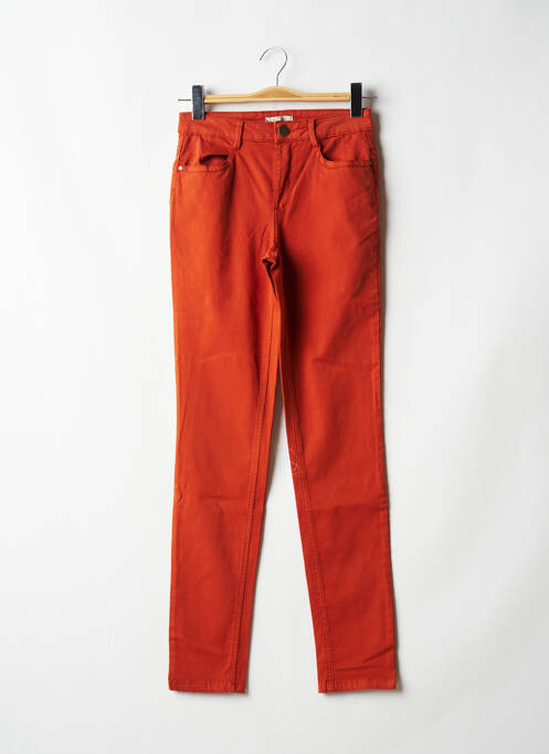 Pantalon slim orange LOLA ESPELETA pour femme