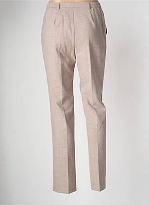Pantalon droit taille élastique taille normale marron WEINBERG femme