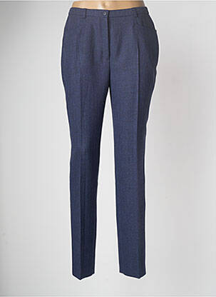 Pantalon slim taille haute taille haute bleu PAUPORTÉ femme