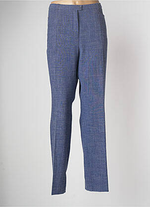 Pantalon droit taille élastique taille normale bleu WEINBERG femme