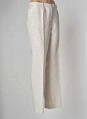 Pantalon droit beige WEINBERG pour femme