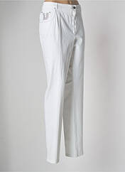 Pantalon slim blanc WEINBERG pour femme seconde vue