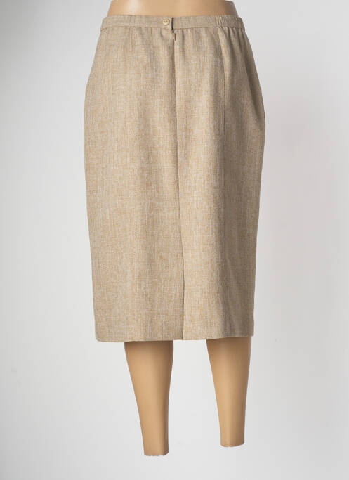 Jupe mi-longue marron PAUPORTÉ pour femme