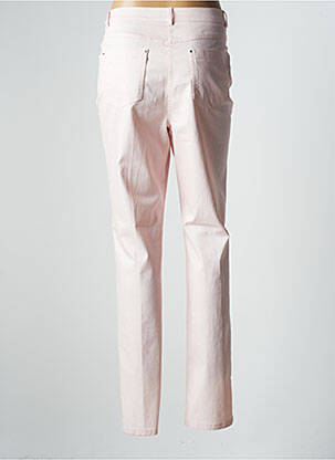 Pantalon slim tissage popeline taille normale rose PAUPORTÉ femme