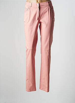 Pantalon slim stretch taille normale rose WEINBERG femme