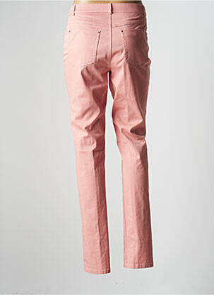 Pantalon slim stretch taille normale rose WEINBERG femme