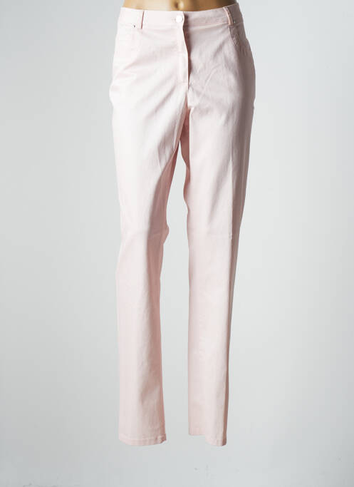 Pantalon slim tissage popeline taille normale rose PAUPORTÉ femme