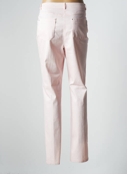 Pantalon slim tissage popeline taille normale rose PAUPORTÉ femme