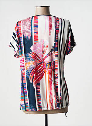 T-shirt stretch manches courtes rouge PAUPORTÉ femme